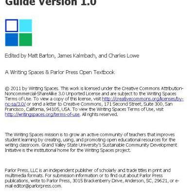 خرید و دانلود نسخه کامل کتاب Writing Spaces. Web Writing Style Guide Version 1.0