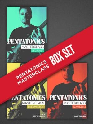 خرید و دانلود پکیج آموزش گیتار الکتریک Pentatonics Masterclass Boxset | یادگیری کامل پنتاتونیک با Luca Mantovanelli