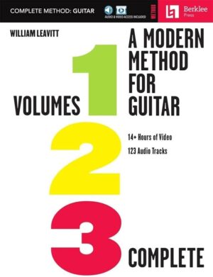 خرید و دانلود آموزش گیتار الکتریک جلسهی اول؛ آموزش از صفر با متد William Leavitt | دانلود کتاب A Modern Method for Guitar Complete