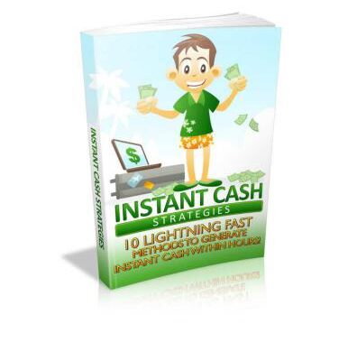 خرید و دانلود نسخه کامل کتاب 10 lightning fast methods to generate instant cash within hours