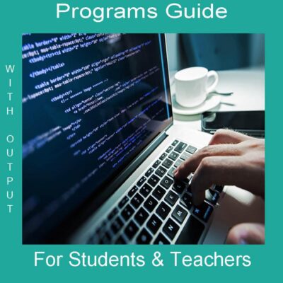 خرید و دانلود نسخه کامل کتاب 100+ Most Important C Programs with Output: for Students & Teachers