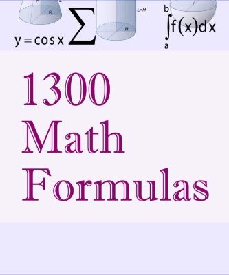خرید و دانلود نسخه کامل کتاب 1300 Math Formulas