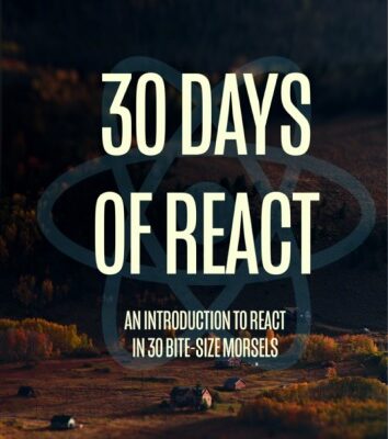 خرید و دانلود نسخه کامل کتاب 30 days of react