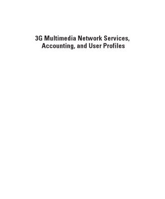 خرید و دانلود نسخه کامل کتاب 3G Multimedia Network Services, Accounting, and User Profiles (Artech House Mobile Communications Series)