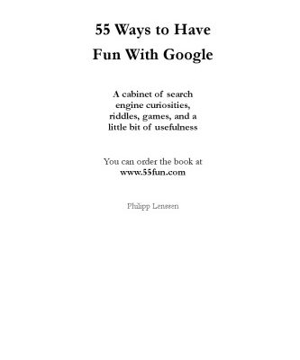 خرید و دانلود نسخه کامل کتاب 55 Ways to Have Fun With Google