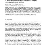 خرید و دانلود نسخه کامل کتاب A branch-and-cut algorithm for scheduling of projects with variable-intensity activities