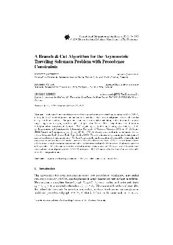خرید و دانلود نسخه کامل کتاب A Branch & Cut Algorithm for the Asymmetric Traveling Salesman Problem with Precedence Constraints_686561feab32d.jpeg خرید و دانلود نسخه کامل کتاب A Branch & Cut Algorithm for the Asymmetric Traveling Salesman Problem with Precedence Constraints
