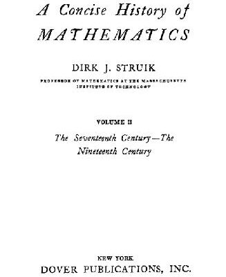 خرید و دانلود نسخه کامل کتاب A concise history of mathematics