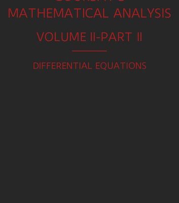 خرید و دانلود نسخه کامل کتاب A Course of Mathematical Analysis, Volume II, Part II