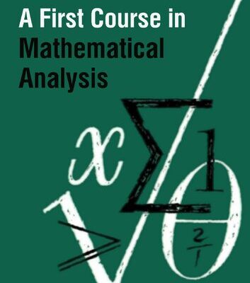 خرید و دانلود نسخه کامل کتاب A First Course in Mathematical Analysis