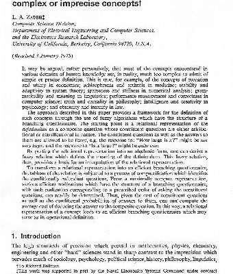 خرید و دانلود نسخه کامل کتاب A fuzzy-algorithmic approach to the definition of complex or imprecise concepts