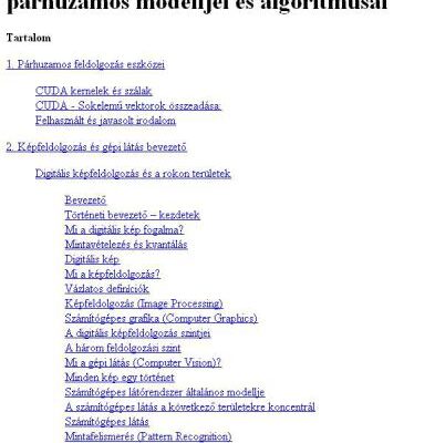 خرید و دانلود نسخه کامل کتاب A gépi látás és képfeldolgozás párhuzamos modelljei és algoritmusai