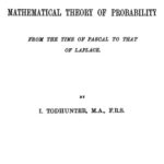 خرید و دانلود نسخه کامل کتاب A History of the mathematical theory of probability from the time of Pascal to that of Laplace