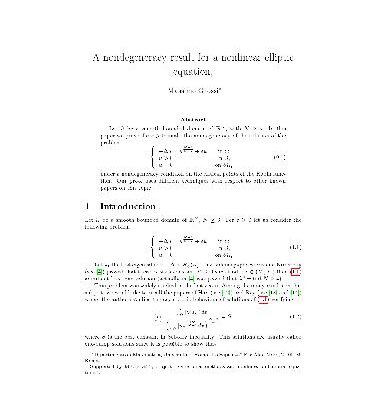 خرید و دانلود نسخه کامل کتاب A nondegeneracy result for a nonlinear elliptic equation