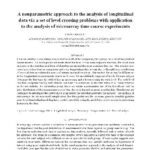 خرید و دانلود نسخه کامل کتاب A nonparametric approach to the analysis of longitudinal data via a set of level crossing problems w