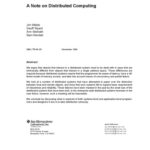 خرید و دانلود نسخه کامل کتاب A Note on Distributed Computing