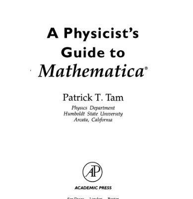 خرید و دانلود نسخه کامل کتاب A physicist’s guide to Mathematica