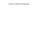 خرید و دانلود نسخه کامل کتاب A Primer of Algol 60 Programming
