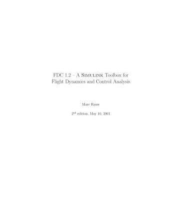 خرید و دانلود نسخه کامل کتاب A Simulink Toolbox for Flight Dynamics and Control Analysis