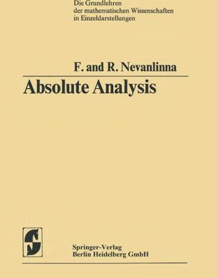 خرید و دانلود نسخه کامل کتاب Absolute Analysis