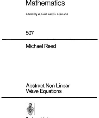 خرید و دانلود نسخه کامل کتاب Abstract Non Linear Wave Equations