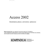 خرید و دانلود نسخه کامل کتاب Access 2002 – Kompendium . Datenbanken planen, entwickeln, optimieren