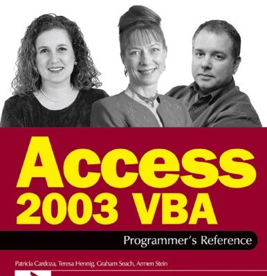 خرید و دانلود نسخه کامل کتاب Access 2003 VBA Programmer’s Reference