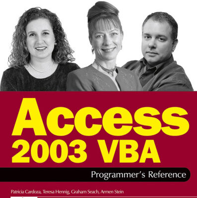 خرید و دانلود نسخه کامل کتاب Access 2003 VBA Programmer’s Reference