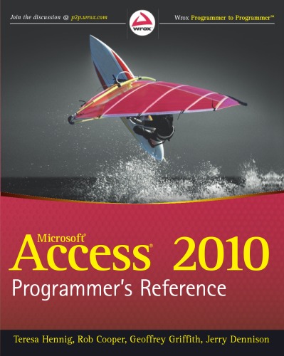 خرید و دانلود نسخه کامل کتاب Access 2010 Programmers Reference