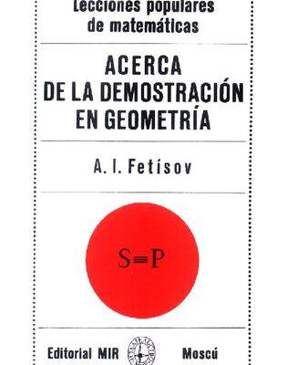 خرید و دانلود نسخه کامل کتاب Acerca de la demostración en geometría