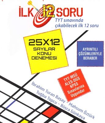 خرید و دانلود نسخه کامل کتاب Acil Matematik İlk 12 Soru 25×12 Sayılar Konu Denemesi 2018-19
