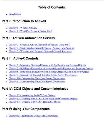 خرید و دانلود نسخه کامل کتاب Active X Programming With Visual C++ 5
