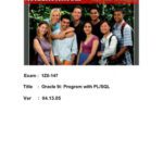 خرید و دانلود نسخه کامل کتاب ACTUALTESTS Oracle 1Z0-147 Exam Q and A 04 13 05