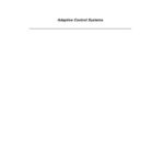 خرید و دانلود نسخه کامل کتاب Adaptive Control Systems
