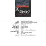 خرید و دانلود نسخه کامل کتاب Administering SQL Server 7