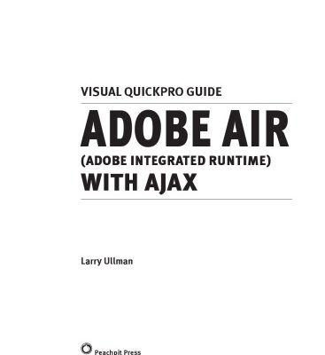 خرید و دانلود نسخه کامل کتاب Adobe AIR (Adobe Integrated Runtime) with AJAX
