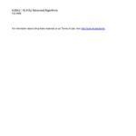 خرید و دانلود نسخه کامل کتاب Advanced Algorithms: Lecture Notes