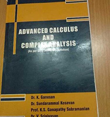 خرید و دانلود نسخه کامل کتاب Advanced Calculus and Complex Analysis (18MAB102T)