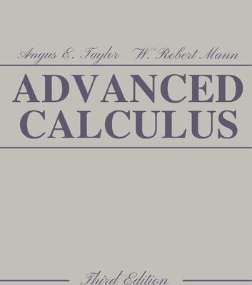 خرید و دانلود نسخه کامل کتاب Advanced Calculus