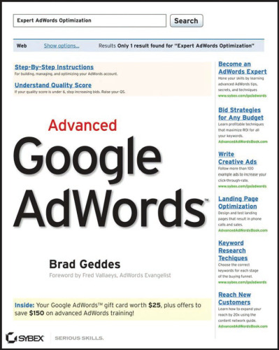 خرید و دانلود نسخه کامل کتاب Advanced Google AdWords