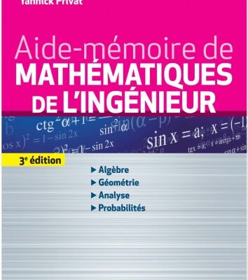خرید و دانلود نسخه کامل کتاب Aide-mémoire de mathématiques de l’ingénieur