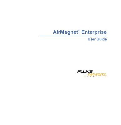 خرید و دانلود نسخه کامل کتاب AirMagnet Enterprise. User Guide
