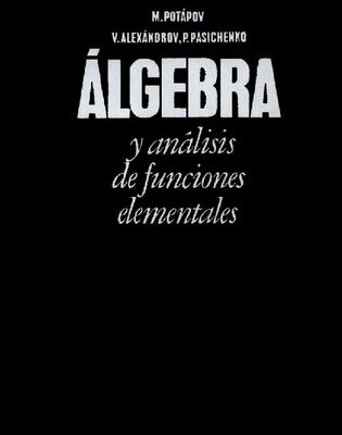 خرید و دانلود نسخه کامل کتاب Álgebra y análisis de funciones elementales
