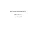 خرید و دانلود نسخه کامل کتاب Algorithmic Problem Solving (2007)