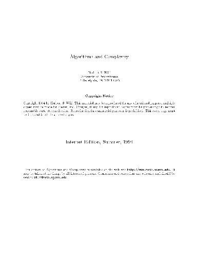 خرید و دانلود نسخه کامل کتاب Algorithms and Complexity 001_686571ca11686.jpeg خرید و دانلود نسخه کامل کتاب Algorithms and Complexity 001