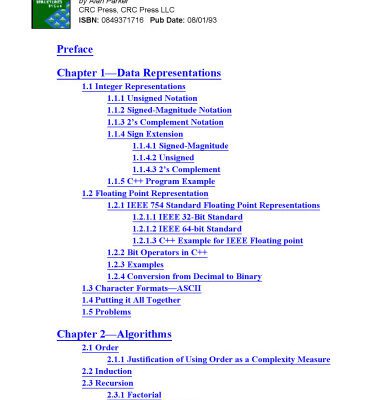 خرید و دانلود نسخه کامل کتاب Algorithms and Data Structures in C++