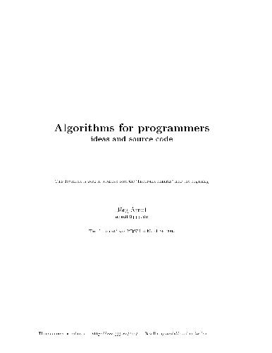 خرید و دانلود نسخه کامل کتاب Algorithms for programmers ideas and source code_686571d617802.jpeg خرید و دانلود نسخه کامل کتاب Algorithms for programmers ideas and source code