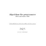 خرید و دانلود نسخه کامل کتاب Algorithms for programmers: ideas and source code