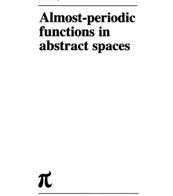 خرید و دانلود نسخه کامل کتاب Almost-periodic functions in abstract spaces