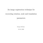 خرید و دانلود نسخه کامل کتاب An image registration technique for recovering rotation, scale and translation parameters